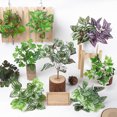 thumbnail image 3 of Gwong Decoración hogareña 1 UNID plástico artificial plantas de hoja perenne hojas de árboles falsas de hojas de vegetación decoración del hogar Gwong 21051888, 3 of 7