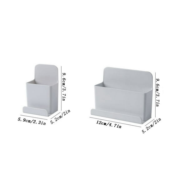 LanSuare Remote Control Holder, Self Adhesive Storage Box, Office Supplies Supply Organizer, Bedside Audio-Video Remote Control Shelving