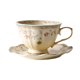 thumbnail image 1 of Tazas de café de cerámica, tazas para latte, diseño floral, decoración del hogar, taza creativa de latte y platillo, de té para uso comercial,, 1 of 8