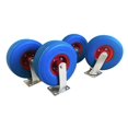 thumbnail image 1 of Professional EZ Travel Collection Lot de 4 Roulettes Plates de 10 Pouces (2 Pivotantes et 2 Fixes) 350 LBS, 1 of 4