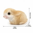 thumbnail image 3 of Bunny Toys, Squeeze Stress Toys, Squeeze Toys for Relaxation, 8 in Cream, Stuffed Bunny Plush, Bunny Decorations, Cute Home Decor, Holiday Gifting, 1 Pc, 3 of 6
