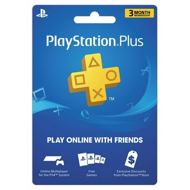 Sony Playstation Plus 3 Month Subscription Email Delivery