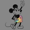 thumbnail image 2 of Boy's Mickey & Friends Tie-Dye Mickey Performance Graphic Tee Charcoal Heather Large, 2 of 4