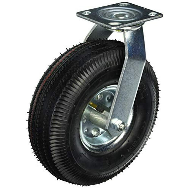 10 in. Pneumatic Swivel Caster with 350 lb. Load Rating