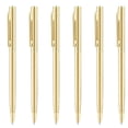 thumbnail image 2 of 6 Pieces Premium Metal Ballpoint Pen Set, Gold Finished Pens with Smooth 1.0 mm Tip for Effortless Writing Experience Wedding Business Office, 2 of 8