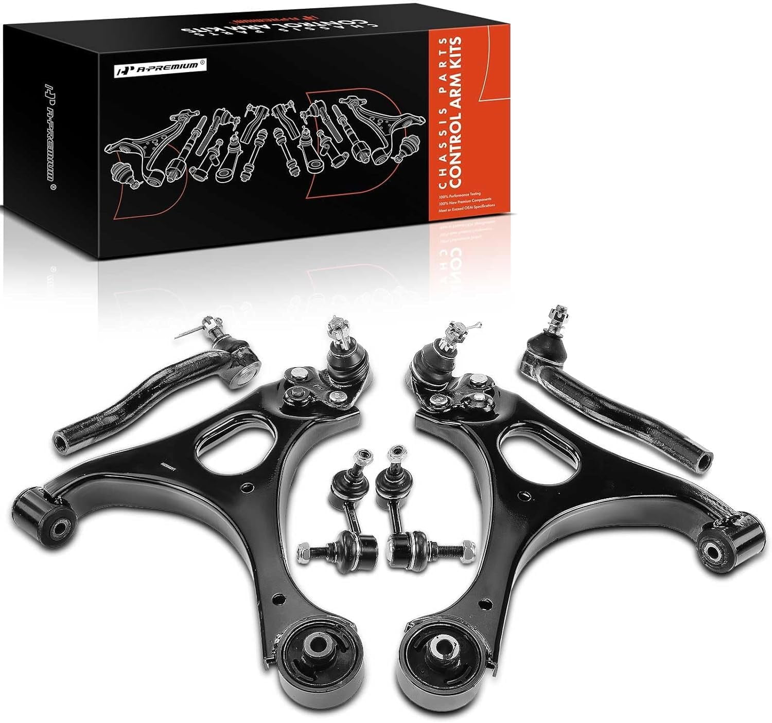 Lower Control Arm Kit Complete 12-Piece Front Suspension Kit For 2003 ...