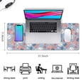 thumbnail image 5 of Long Mouse Pads for Desk,Blue Baseballs and USA Flags Pattern Desk Mats on Top Of Desks, Desk Mouse Pad Extra Large with 3mm Non-Slip Base and Stitched Edge for Gaming,Office,Work,Home 31.5"x11.8", 5 of 6