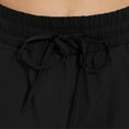 thumbnail image 3 of Homenesgenics Shorts for Women $5 Women's Shorts Casual Flowy Linen High Waist Drawstring Elastic Pockets Black S, 3 of 8