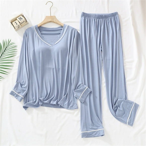 Ensembles de Pyjama pour Femmes Ensemble de Pyjama Petite pour Femmes Tunique Courte Haut Pantalon Grand L