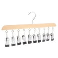 thumbnail image 5 of Hemoton 5pcs Sock Hanger Clothes Hanger Laundry Drying Rack Bras Hanger With 10 Clips For Home, 5 of 8