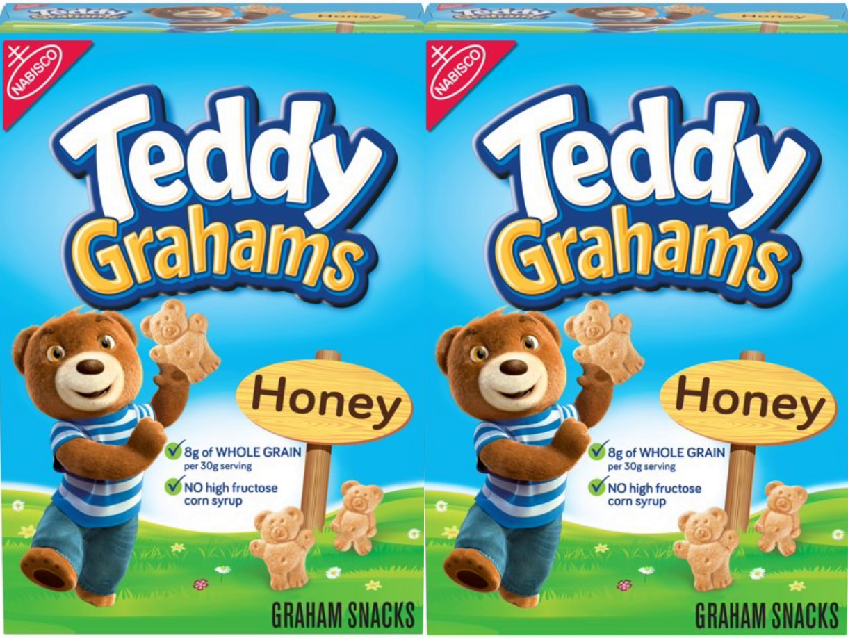 Miniature Two Teddy Grahams  boxes Check Measurements Unsure Of Scale EVE42 