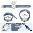 thumbnail image 6 of Bomieux Watch for Women Nurse Watch for Doctors Luminous Easy Read Dial,12/24 Hours with Second Hand,Silicone Band,Waterproof Watch Mother's Day gift for Women, 6 of 8