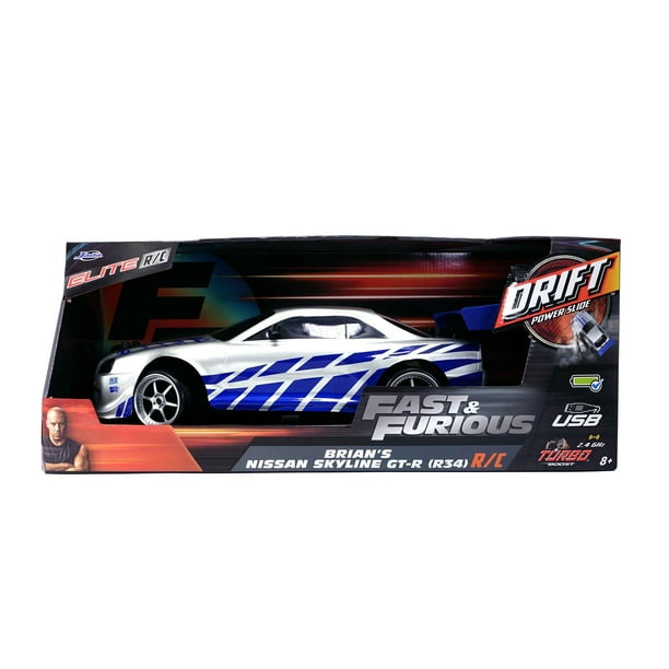 Fast & Furious 1:10 Nissan Skyline GT-R R34 Drift RC Radio Control