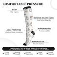 thumbnail image 3 of Bixox Summer Gnome Print Compression Socks,Compression Socks Women & Men Circulation for Medical,Running,Athletic, 3 of 7