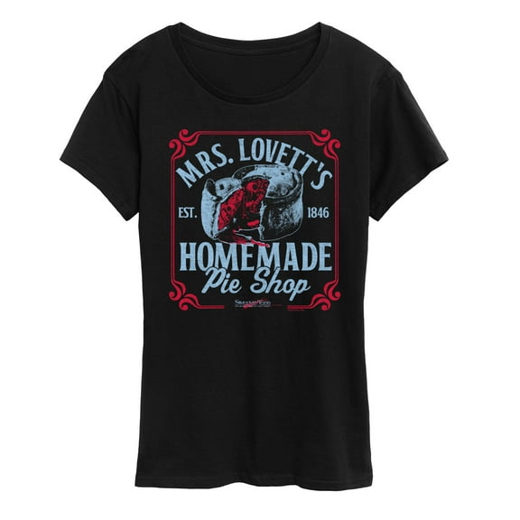 Sweeney Todd - Mrs Lovetts Pie Shop - Women's Short Sleeve Graphic T-Shirt