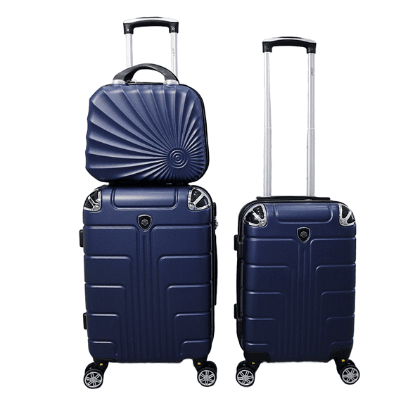 Set 3 Maletas De Viaje Carry On 10 Kgs Equipaje De Mano Ruedas Desmontables Cabina Avion