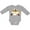 AC-Heather Grey, variant on Inktastic Cute Hot Chocolate Hedgehogs Boys or Girls Long Sleeve Baby Bodysuit