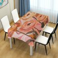 thumbnail image 4 of Yayeee Tablecloths 60" x 108" Rectangle Wrinkle Resistant Party Table Cover, Abstract Orange Flowers, 4 of 8