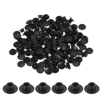 MECCANIXITY 255pcs 8 Sizes Plastic Hole Plugs, White Screw