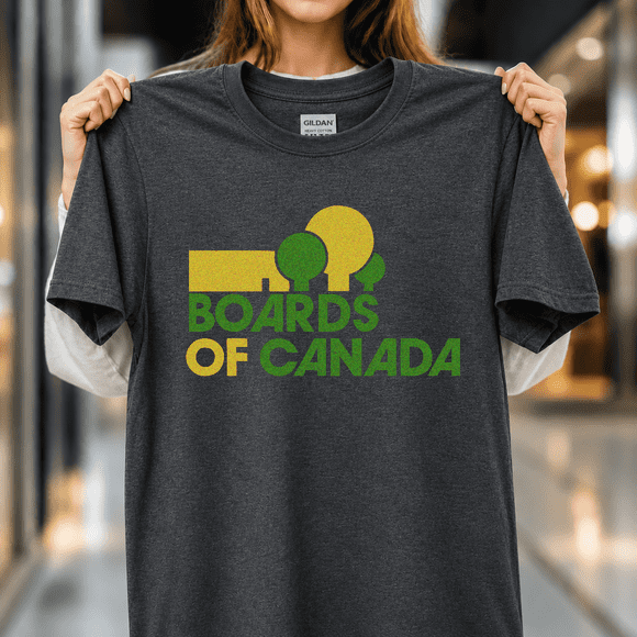 Boards of Canada Electronic Music Band Logo Graphic Design Minimalist Unisex T-Shirt l396, S - 5XL