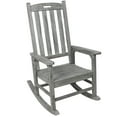 thumbnail image 3 of Wooden Oversized Porch Rocker Chair With Wide Seat and Tall Backrest,High Back Smooth Rocking Chairs for Outdoor & Indoor, 3 of 10