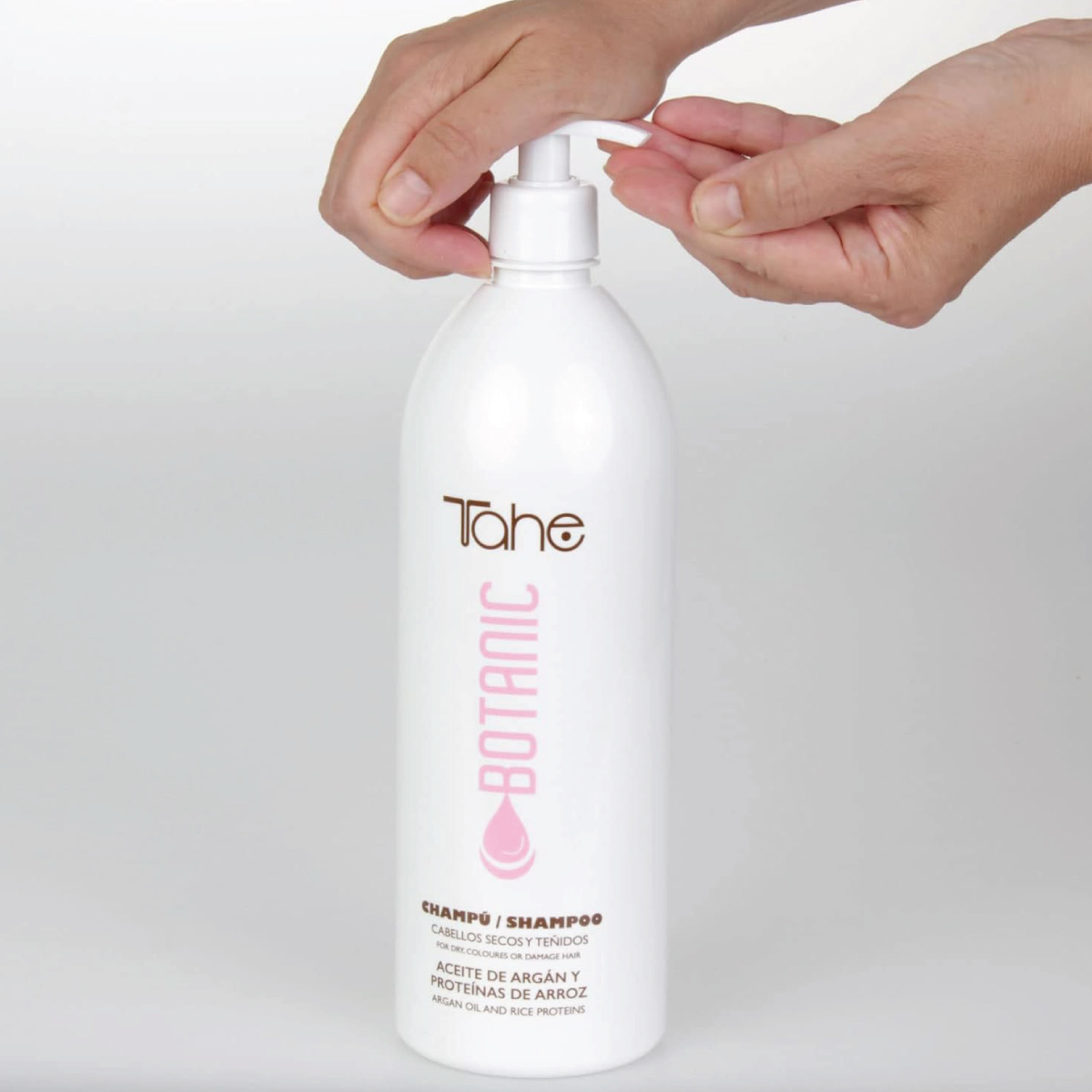Tahe Botanic Hair Care Set - Shampoo 1000ml + Hair Mask 700ml for Dry & Color-Treated Hair