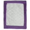 thumbnail image 5 of BabyFad Minky Purple 9 Piece Crib Bedding Set, 5 of 5