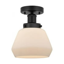 Innovations Lighting - Fulton - 1 Light Semi-Flush Mount In Industrial