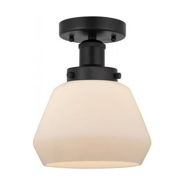 Innovations Lighting - Fulton - 1 Light Semi-Flush Mount In Industrial