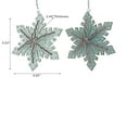 thumbnail image 2 of Wooden Snowflake Ornament - Set of 6, 2 of 3