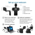 thumbnail image 7 of 1080P Full HD Web Camera Manual  Computer Camera With Universal Clips Fits Laptops Desktops Monitors Webcam With Microphone, 7 of 7