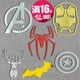 thumbnail image 2 of Pegatina Metálica Marvel Avengers Acero Capitán América Alce Teléfono Móvil Pegatina Metálica Spider Batman Iron Man Pegatina Metálica, 2 of 4