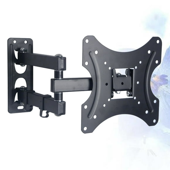 CHICHUMID Monitor Wall Bracket 1Set LCD TV Holder Universal Style Black Iron 40x40x5cm for Flat Panel TV