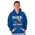 thumbnail image 3 of Dennis The Menace Nope Not Today Hoodie Hooded Sweatshirt Men Brisco Brands M, 3 of 6