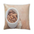 thumbnail image 2 of Ahgly Company Foods Nuts Indoor Throw Pillow, 18 inch by 18 inch, 2 of 6
