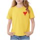 thumbnail image 2 of Blusas y camisas de manga corta con cuello redondo para niños Camiseta de verano de manga corta estampada para niñas Jersey elegante de cuello redondo para niñas Top de algodón para niños, 2 of 6
