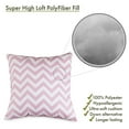 thumbnail image 4 of Majestic Home Goods Decorative Baby Pink Chevron Large Pillow, 4 of 4