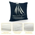 thumbnail image 4 of COMIO Navy Blue Nautical Ocean Boat Anchor Throw Pillow Covers, Ship Nautical Gifts, Boat Pillow Cases Home Ship Sofa Decor, 4 of 5