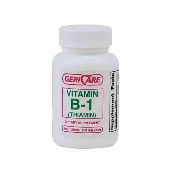 Gericare Vitamin B-1 Thiamin Model 851-01-gcp 100mg Tablets 100 Count