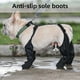 thumbnail image 4 of Botas de invierno antideslizantes para perros, botas impermeables con correa auxiliar, zapatos con suela de goma resistente, botines de senderismo anticaídas para perros., 4 of 4