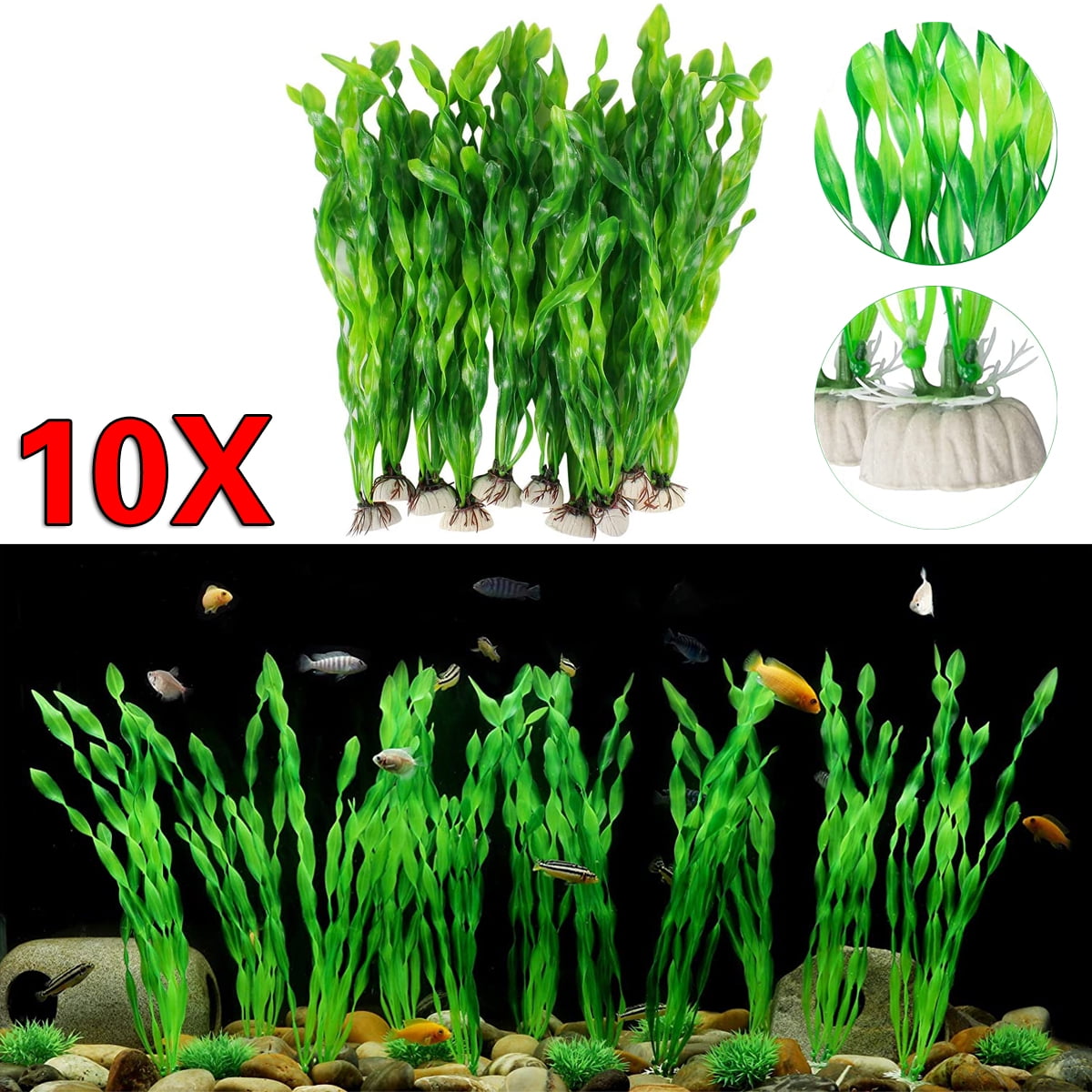Artificial Aquatic Plants (Algae) for Aquarium, Ideal for Decorating