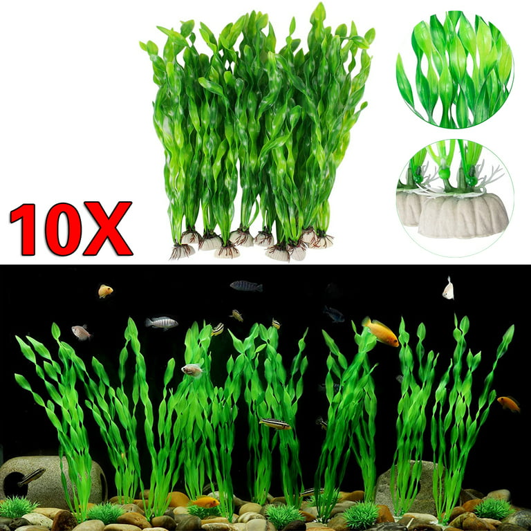 1/4/10/20/30/40/50 Pack Artificial Seaweed Decorations Plastic