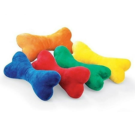 Big Bone Dog Toy Plush Large Breed Bright Color Mega Sized 16.5" Colors Vary