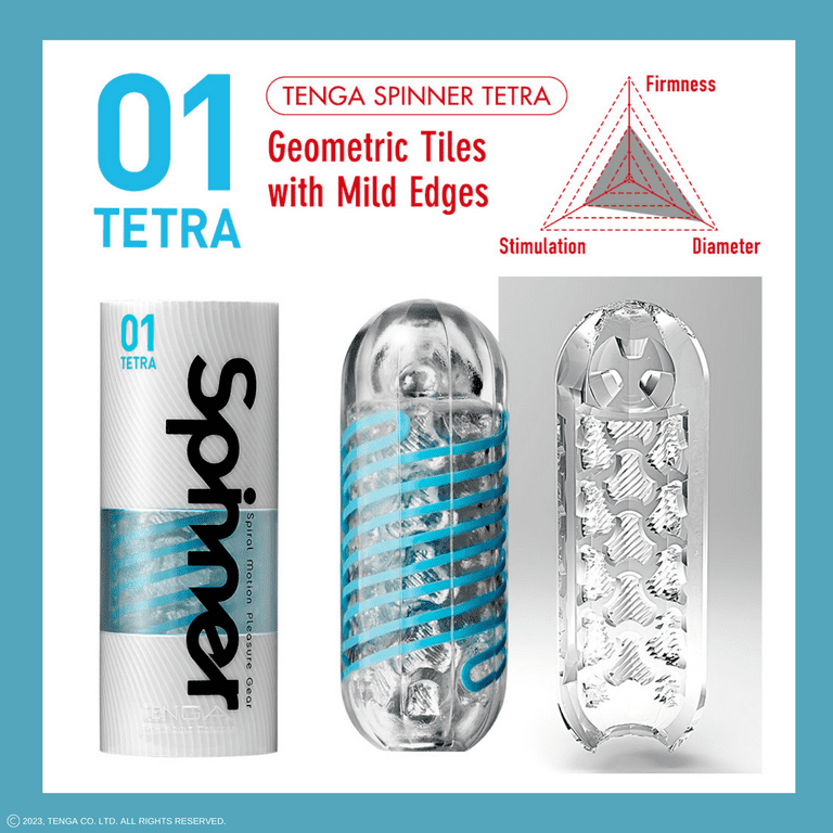 TENGA SPINNER 01 Tetra Reusable Spiral-Motion Male TENGA SPINNER 01 Tetra Reusable Spiral-Motion Male