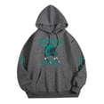 thumbnail image 3 of TINZ Chandail à Capuchon de Football pour Femmes Chandail de Jour de Match Chandail de Maman de Football Chandail Décontracté à Col Rond Chandail à Enfiler Robe à Capuche Zippée pour Femmes Chandail à Enfiler Grande Taille Chandails à Capuche pour Femmes, 3 of 3
