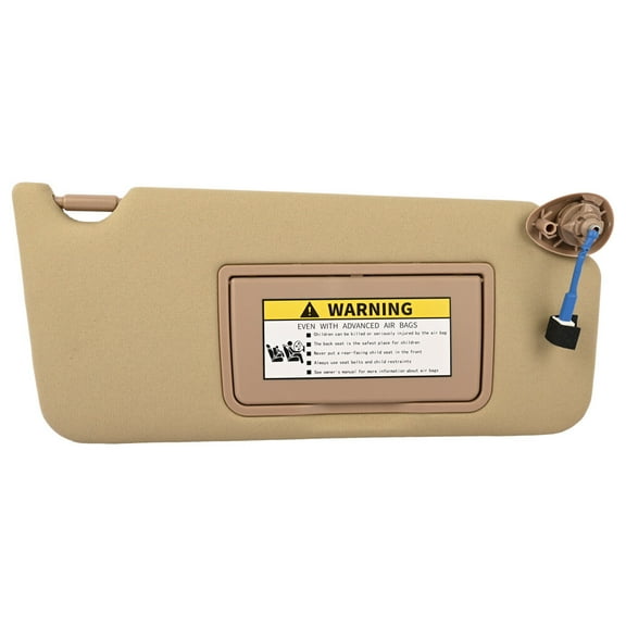 Passenger Side Sun Visor  Beige for Honda Accord 2008-2016