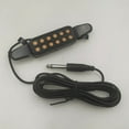 thumbnail image 2 of 12-Hole Acoustic Guitar Sound Hole Pickup Magnetic With Tone Controller Cable, 2 of 9