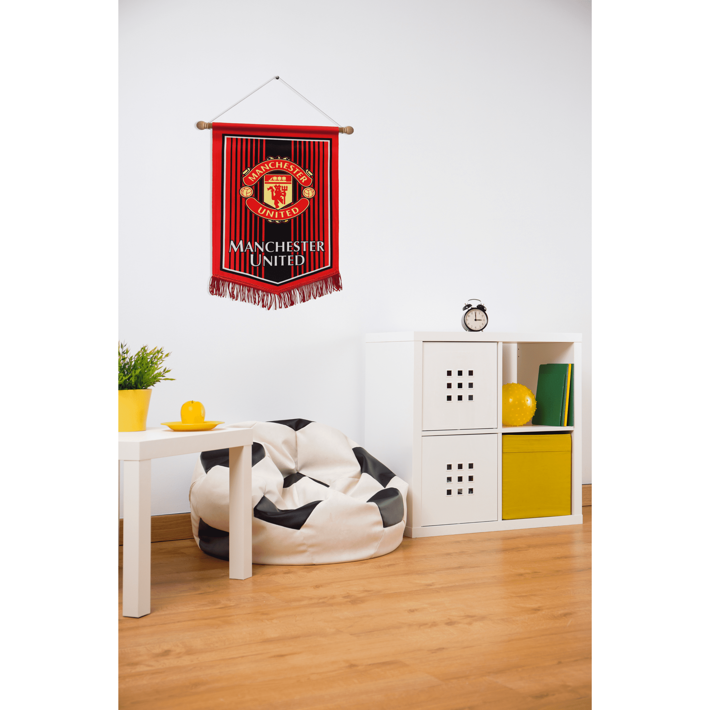 ILOT 35" Wooden Banner Pole - Wall Flag Hanger with 2-Piece Construction - Suitable for House Sports Dynasty Company Flags up to 30" width and sleeve over 1" (Pack of 2)