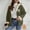 Army Green, variant on Womens Fleece Jackets Rugby Printed Coats Casual Solid Long Sleeve Tops Loose Comfortable Fall Winter Fashion 2025 Cozy Warm Outerwear