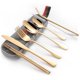 thumbnail image 4 of Juego de Utensilios de Viaje Portátiles de 10 Piezas: Cuchillo, Tenedor, Cuchara, Palillos y Pajita de Acero Inoxidable con Limpiador. Estuche Ligero y Reutilizable para Camping, Senderismo, 4 of 4